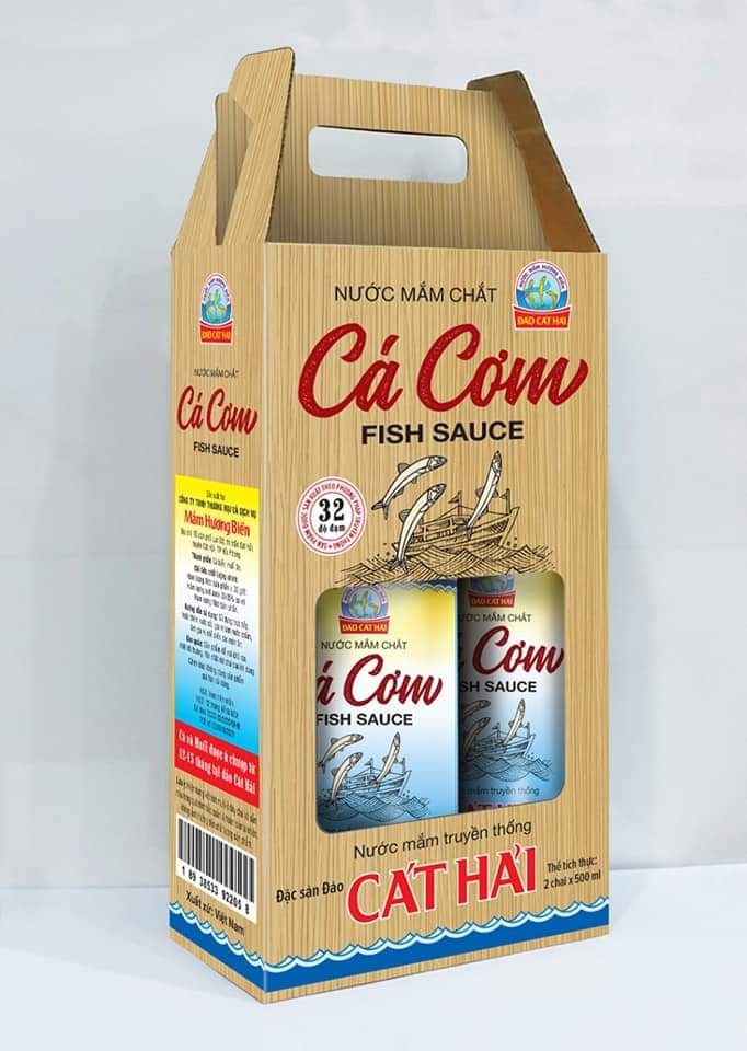 Mắm cá cơm 33 độ đạm hộp 2 chai 500ml